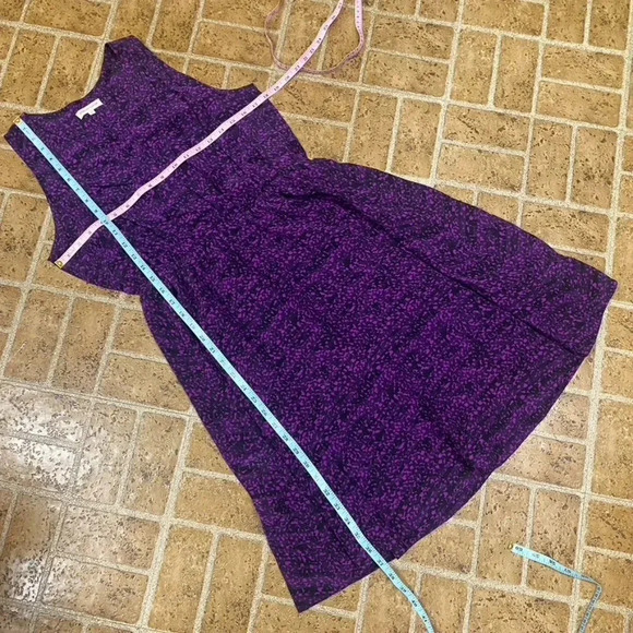 Rebecca Taylor Purple and Black Silk Dress - Picture 16 of 16